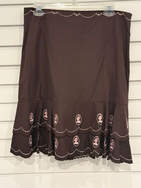 Odille silk and cotton skirt